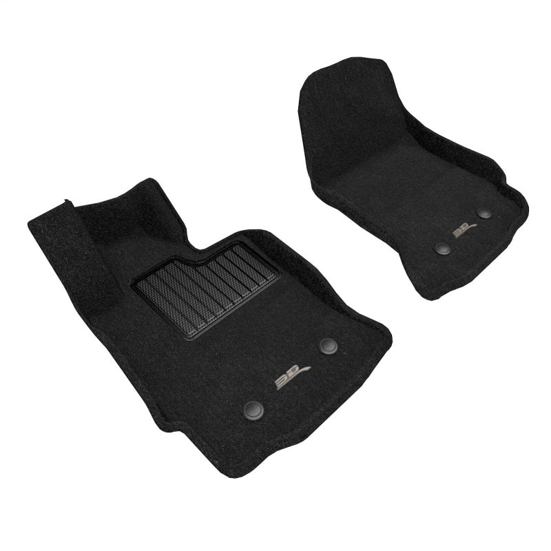 3D MAXpider 14-19 Chevrolet Corvette C7 Elegant Floor Mat Full Set (2pc) - Black L1CH07804709 L1CH07804709 Photo - Unmounted