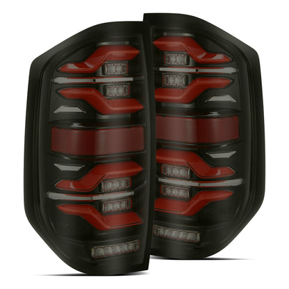 AlphaRex 14-21 Toyota Tundra LUXX LED Taillights Black/Red w/Activ Light/Seq Signal 672050 672050 Photo - Primary