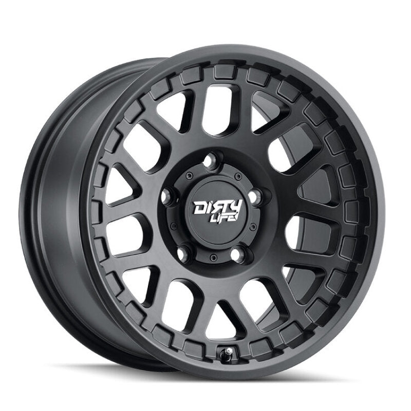 Dirty Life 9306 Mesa 17x9 / 6x139.7 BP / 0mm Offset / 106mm Hub Matte Black Wheel 9306-7983MB0