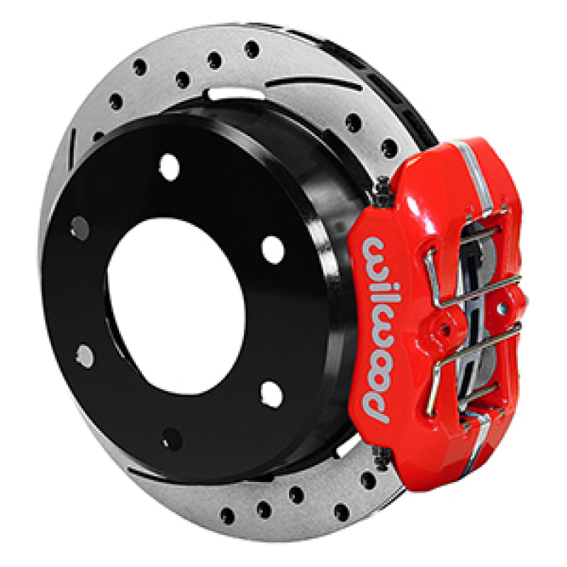 Wilwood 63-87 C10/C15 DynaPro FDPLP Red Calipers 11in x .81in D/S  Rotors 6-Lug Rear Disc Brake Kit 140-16711-DR