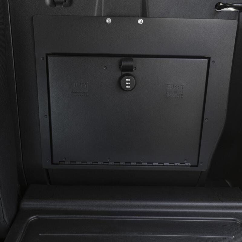 Tuffy Products Tuffy 05-23 Toyota Tacoma Behind Seat Cubby Cover W/ Combo Lock 331-01-A 331-01-A Photo - Close Up