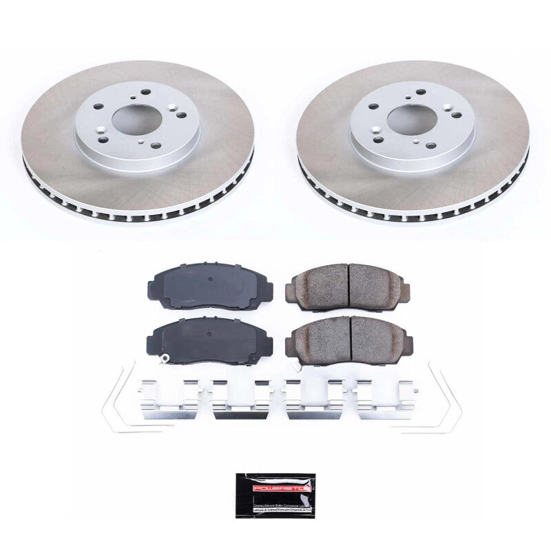 PowerStop Power Stop 11-12 Honda Accord Front Semi-Coated Rotor Kit SC5392 SC5392 Photo - Primary