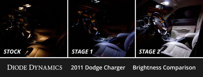 Diode Dynamics 11-23 Dodge Charger Interior LED Kit Cool White Stage 1 DD0495 DD0495 User 2