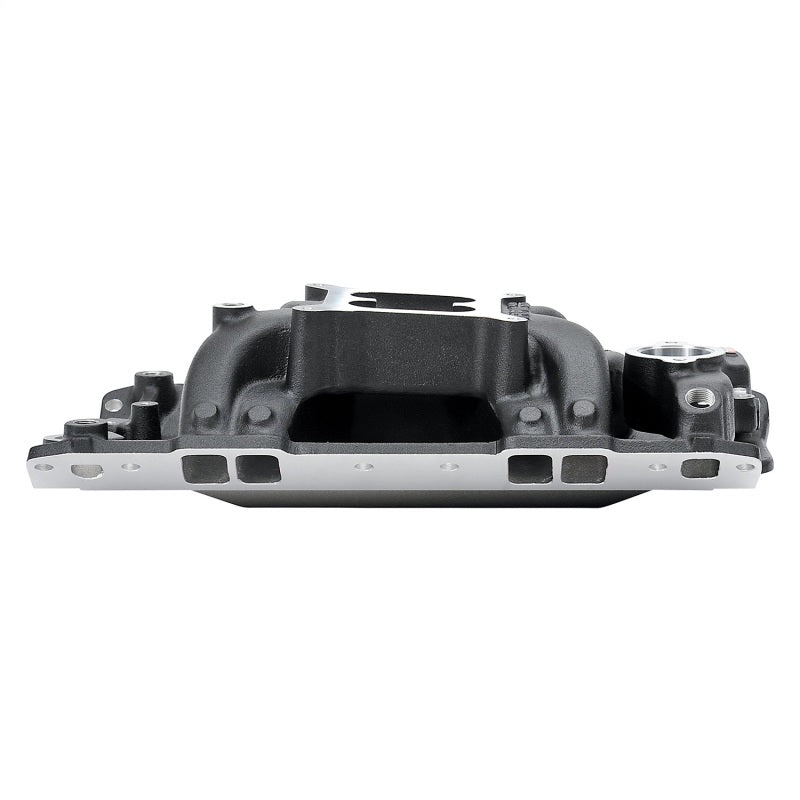 Edelbrock Intake Manifold, RPM Air-Gap, Small-Block Chevy 262-400, Black 75013 Photo - Unmounted