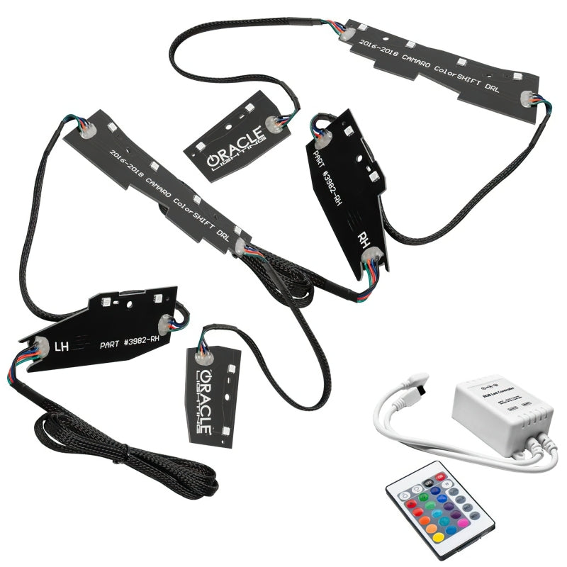 ORACLE Lighting Oracle 16-18 Chevy Camaro RGB+W Headlight DRL Upgrade Kit - ColorSHIFT w/ Simple Controller 1345-504 1345-504 Photo - Primary