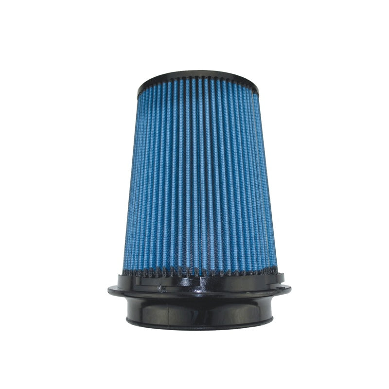 Injen SuperNano-Web Air Filter 5in Flange ID 7in Base/ 7.9in Height/ 5in Top/ Filter Monitor Nipple X-1106-BB X-1106-BB Photo - Primary