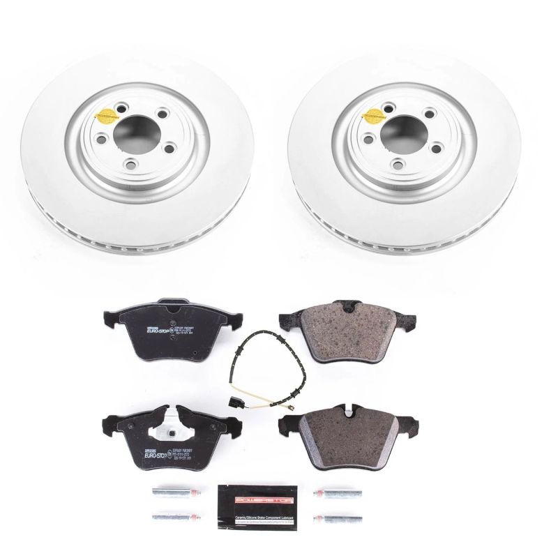 Power Stop 10-15 Jaguar XF Front Euro-Stop Brake Kit ESK6282 ESK6282 Photo - Primary