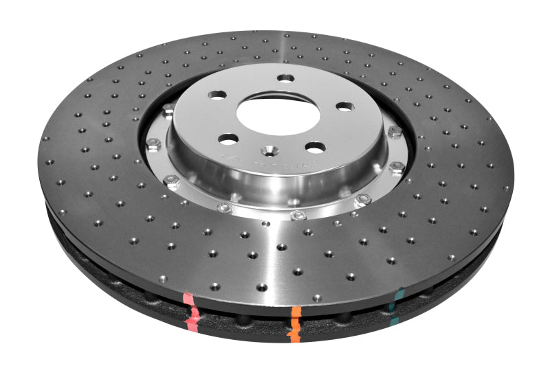 DBA 14-17 Audi A8 Quattro Front Slotted 5000 Series 2 Piece Rotor Assembled w/ Silver Hat Drill/Dimp 52774SLVXD 52774SLVXD Photo - out of package