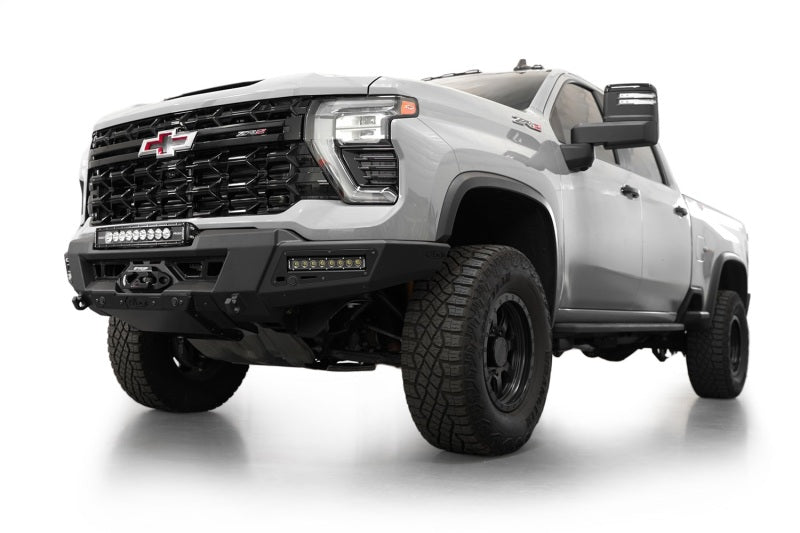 Addictive Desert Designs ADD 2024 Chevy Silverado 2500 Phantom Winch Front Bumper F820335070103 F820335070103 Photo - Mounted
