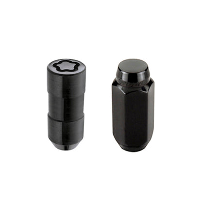 McGard 6 Lug Hex Install Kit w/Locks (Cone Seat Nut) M14X1.5 / 22mm Hex / 1.945in. Length - Black 84640 84640 Photo - Primary