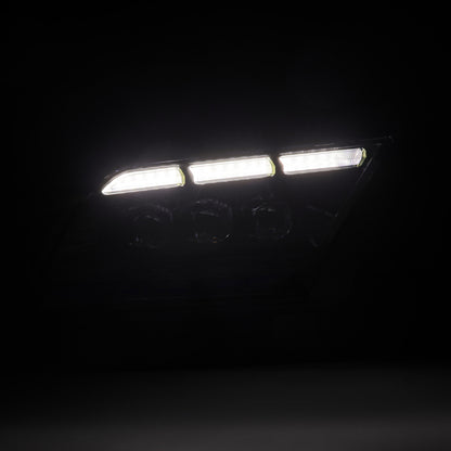 AlphaRex 13-14 Ford Mustang NOVA-Series LED Projector Headlights Blk w/Activ Lght & Seq.Sig / SB DRL 880487 880487 Photo - Primary