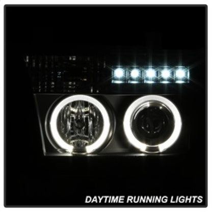 Spyder Toyota Tundra 07-133 Projector Headlights LED Halo LED Blk PRO-YD-TTU07-HL-BK 5012029 5012029 Photo - Unmounted