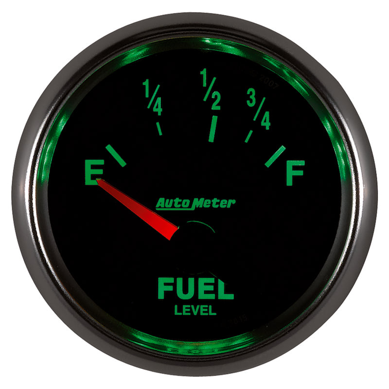 Autometer Gauge,Fuel Level,2 1/16", 73E to 10F, Elec,GS 3815 User 4