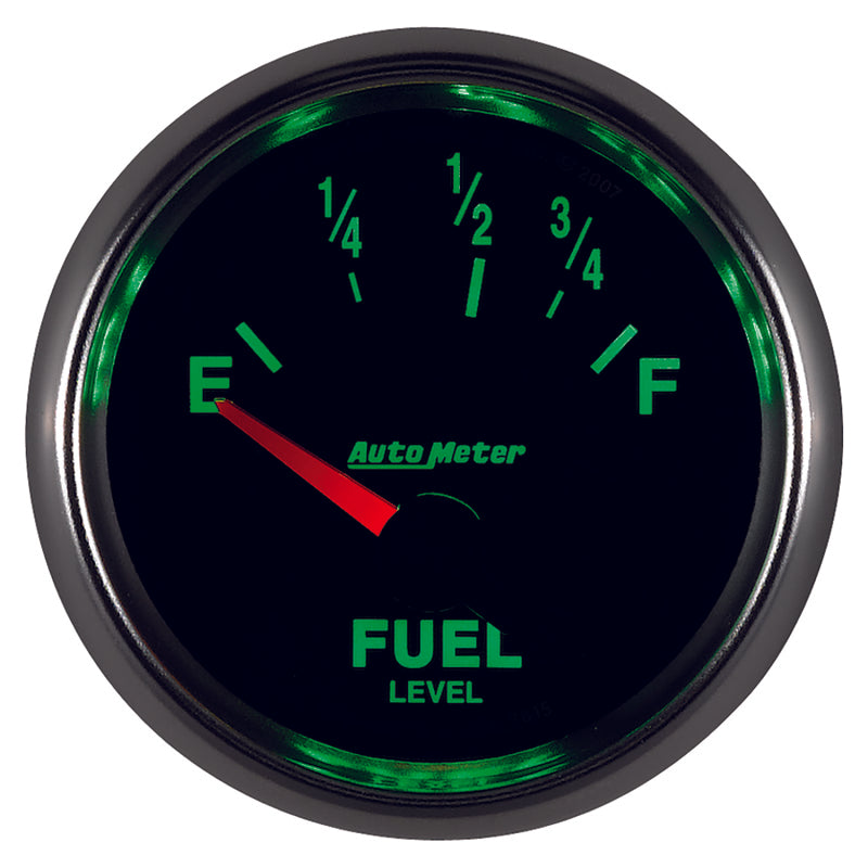 Autometer Gauge,Fuel Level,2 1/16", 73E to 10F, Elec,GS 3815 User 4