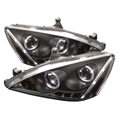 Spyder Honda Accord 03-07 Projector Headlights LED Halo Amber Reflctr LED Blk PRO-YD-HA03-AM-BK 5010636 5010636 Photo - Primary