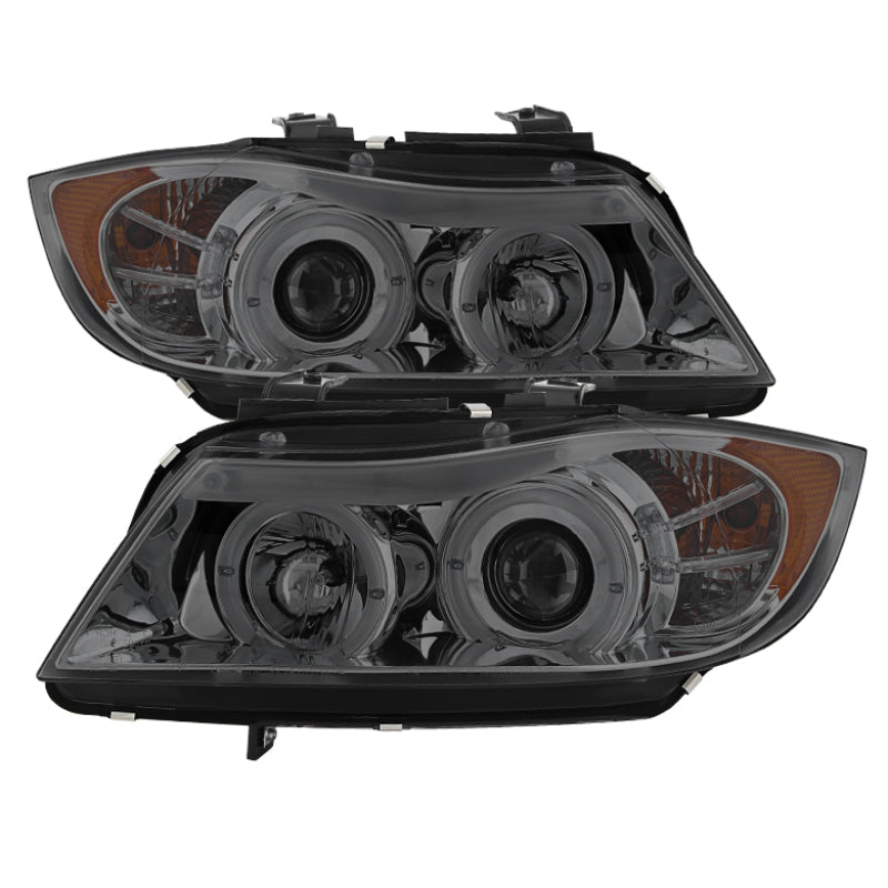 Spyder BMW E90 3-Series 06-08 Projector LED Halo Amber Reflctr Rplc Bulb Smke PRO-YD-BMWE9005-AM-SM 5009029 5009029 Photo - Primary