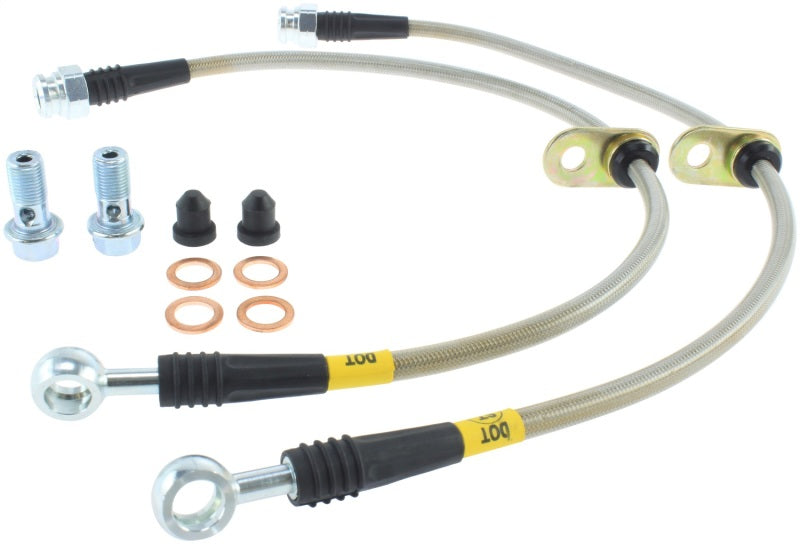 StopTech 07-09 Ford Edge / 07-09 Lincoln MKX Stainless Steel Front Brake Lines 950.61009 950.61009 Photo - Primary