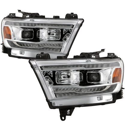 Spyder Dodge Ram 19-20 Halogen Model Projector Headlights Chrome PRO-YD-DR19HALSI-SEQ-C 5087409 5087409 Photo - Primary