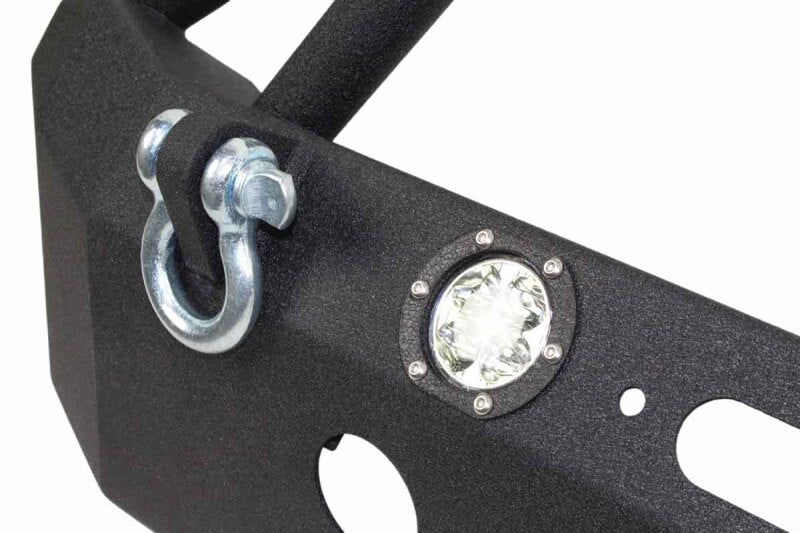 Fishbone Offroad 07-18 Jeep Wrangler Front Winch Bumper W/LEDs Full Width - Blk Texured Powdercoated FB22003 FB22003 Photo - out of package