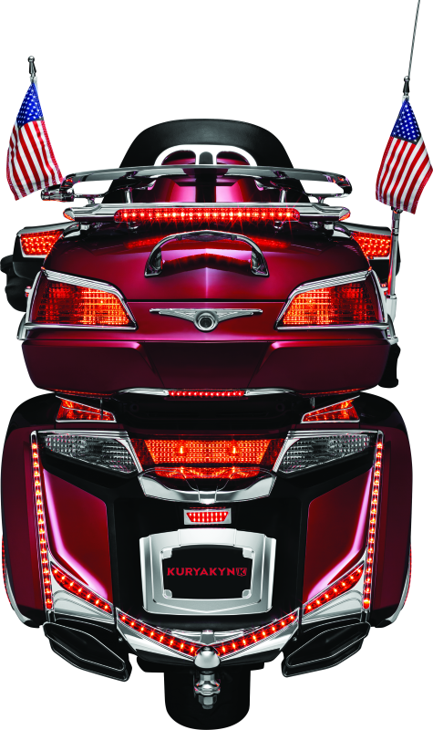Kuryakyn L.E.D. Lighted Trunk Lid Handle 01-17 GL1800 Chrome 3215 3215 User 1