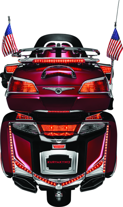 Kuryakyn L.E.D. Lighted Trunk Lid Handle 01-17 GL1800 Chrome 3215 3215 User 1