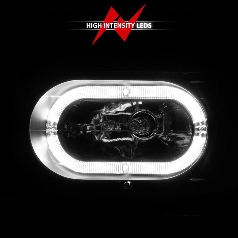 ANZO 88-98 Chevrolet C1500 Crystal Headlights Black Housing w/ Signal and Side Marker Lights 111507 111507 Photo - Unmounted