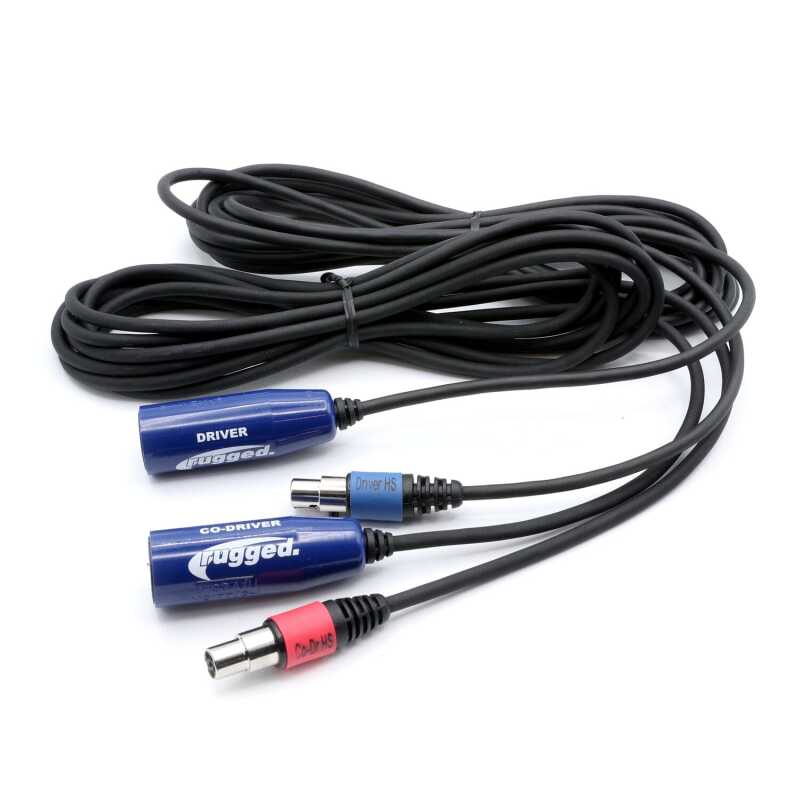 Rugged Radios OFFROAD Driver and Co-Driver Intercom Cable Bundle CS-OFF-DCD CS-OFF-DCD Photo - Primary