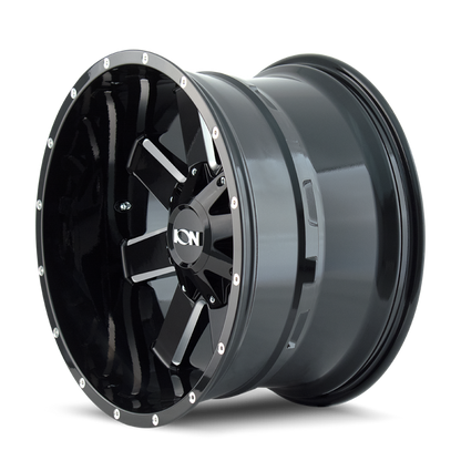 ION Wheels ION Type 141 20x9 / 5x150 BP / 0mm Offset / 110mm Hub Gloss Black Milled Wheel 141-2997M 141-2997M Photo - Primary