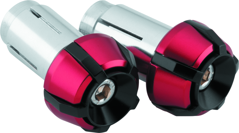 BikeMaster Anti-Vibration Bar Ends - Black/Red 152152 152152 Photo - Primary