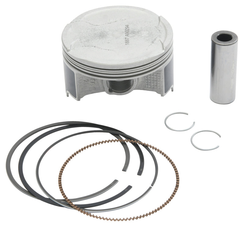 Vertex Pistons Vertex Piston 04-09 Kawasaki KFX 700 V-Force 700cc +0.50mm Oversized Cast Replica Piston Kit 24488050 24488050 Photo - Primary