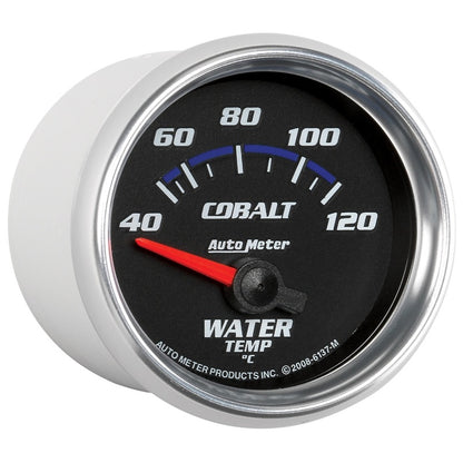 Autometer Gauge, Water Temp, 2 1/16", 40-120 Deg C, Electric, Cobalt 6137-M User 3