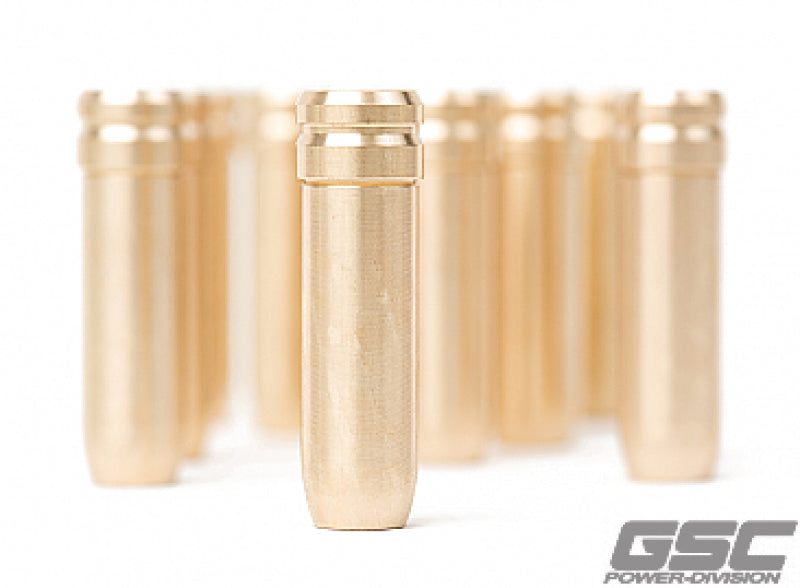 GSC Power Division GSC P-D Nissan VR38DETT 6.6mm Stem Manganese Bronze Exhaust Valve Guide Stopper Style - Single 3143 3143 User 1