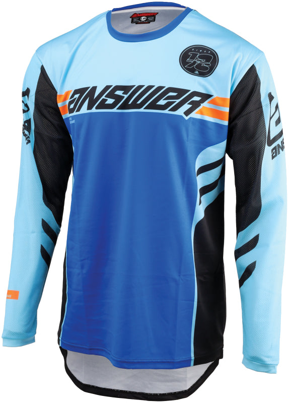 Answer 24 Arkon Nitrus Jersey Blue/Black/Hyper Orange Youth - Small 442627 442627 User 1