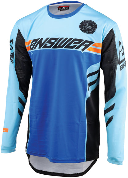 Answer 24 Arkon Nitrus Jersey Blue/Black/Hyper Orange Youth - XS 442626 442626 User 1