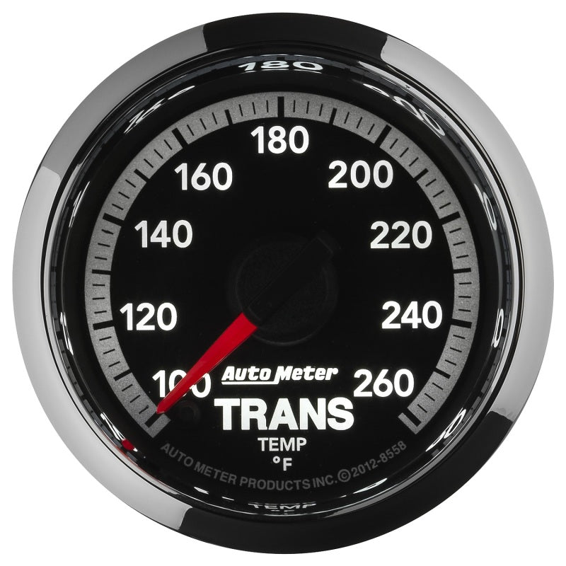 Autometer Gauge, Trans Temp, 2 1/16", 100-260 Deg. F, Stepper Motor, Ram Gen 4 8558 User 4