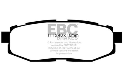 EBC Disc Brake Pad Set DP21758 Photo - Primary