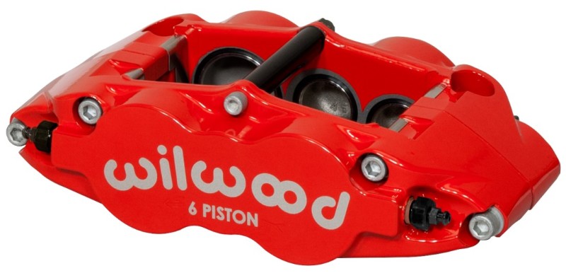 Wilwood Caliper-Forged Narrow Superlite 6R-R/H 1.75/1.25/1.25in Pistons 1.10in Rotor - Red 120-14539-RD 120-14539-RD User 1