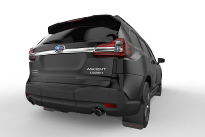 Rally Armor  18-19 Subaru Ascent UR Red Mud Flap w/ White Logo MF49-UR-RD/WH User 1