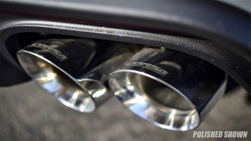 Corsa Performance Corsa 2018+ Ford Mustang GT Fastback 5.0L 3in Sport Axle-Back Exhaust 21002BLK Photo - Mounted
