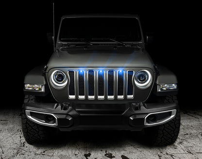 ORACLE Lighting Oracle Pre-Runner Style LED Grille Kit for Jeep Wrangler JL - Blue 5870-002 5870-002 User 1