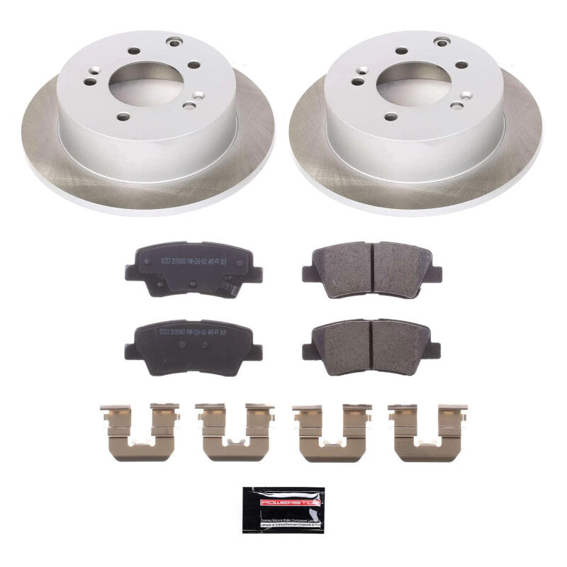 PowerStop Power Stop 10-13 Kia Soul Rear Semi-Coated Rotor Kit SC5916 SC5916 Photo - Primary