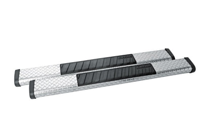 Dee Zee Deezee Universal Tubes - 6In Oval - Brite Tread Aluminum (CrewCab) DZ16421 DZ16421 Photo - Unmounted