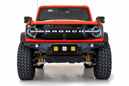 Addictive Desert Designs 21-22 Ford Bronco Bomber Front Bumper (w/ 3 Baja Designs LP4 Mounts) F230194120103 F230194120103 Photo - Mounted