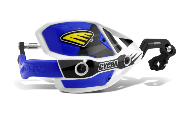 Cycra CRM Ultra 1-1/8 in. Clamp w/White Shields/Blue Covers 1CYC-7408-62X 1CYC-7408-62X Photo - Primary