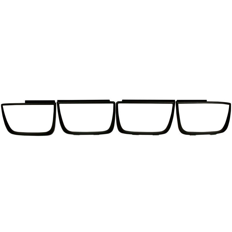 Anzo Taillight Bezels 2010-2013 Chevrolet Camaro Taillight Bezels- 4pc Flat 351001 Photo - Primary
