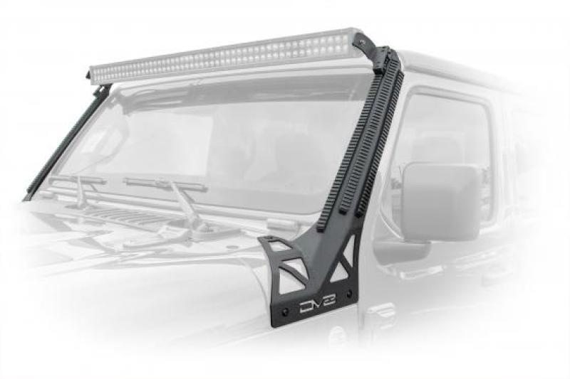 DV8 Offroad 2018+ JL/Gladiator Picatinny Rail A-Pillar Pod LED Light Mount D-JL-190052-PIL D-JL-190052-PIL User 1