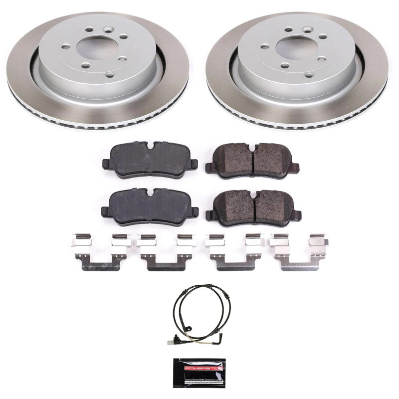 PowerStop Power Stop 06-13 Land Rover Range Rover Sport Rear Semi-Coated Rotor Kit SC6564 SC6564 Photo - Primary