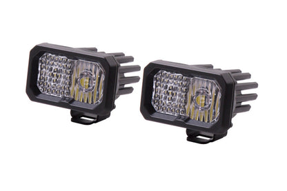 Diode Dynamics Stage Series 2 In LED Pod Pro - White Combo Standard RBL (Pair) DD6410P DD6410P Photo - Primary