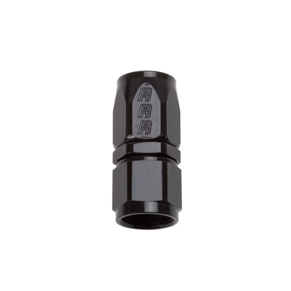 Russell Performance -12 AN Black Straight Full Flow Hose End 610055 610055 Photo - Primary