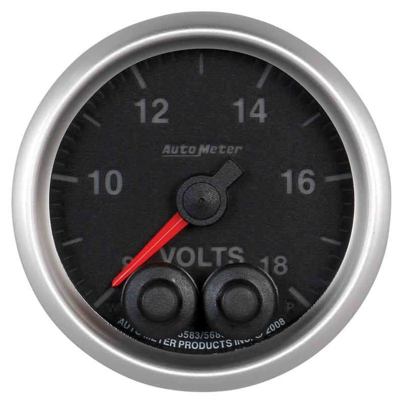 Autometer 2-1/16" Voltmeter, 8-18V, Digital Stepper Motor, Elite 5683 Photo - Primary